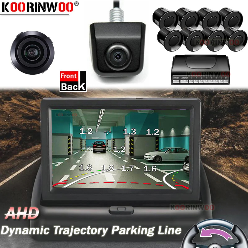 Car Parking Sensor 8 Sensor Front Rear - Kit de 8 Sensores de Aparcamiento