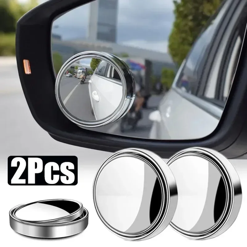 Blind Spot Mirror Wide Angle Convex 2Pcs - 1/2 piezas 360 ° Espejo de