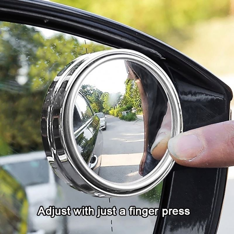 Blind Spot Mirror Wide Angle Convex 2Pcs - Espejos Retrovisores Convexos Transparentes de Alta