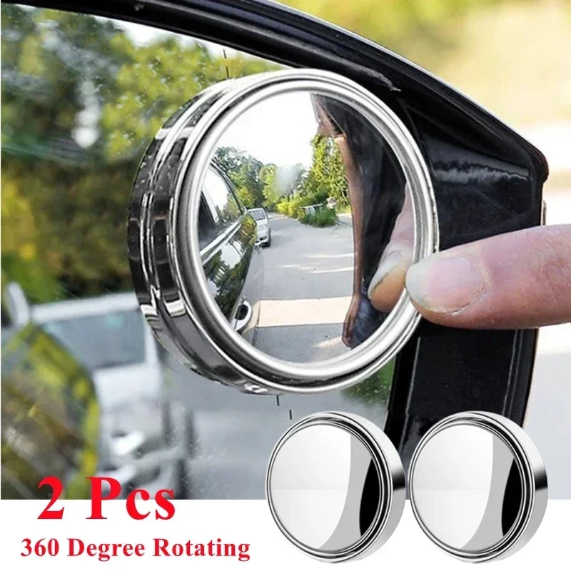 Blind Spot Mirror Wide Angle Convex 2Pcs - 2 unidades de espejo retrovisor convexo