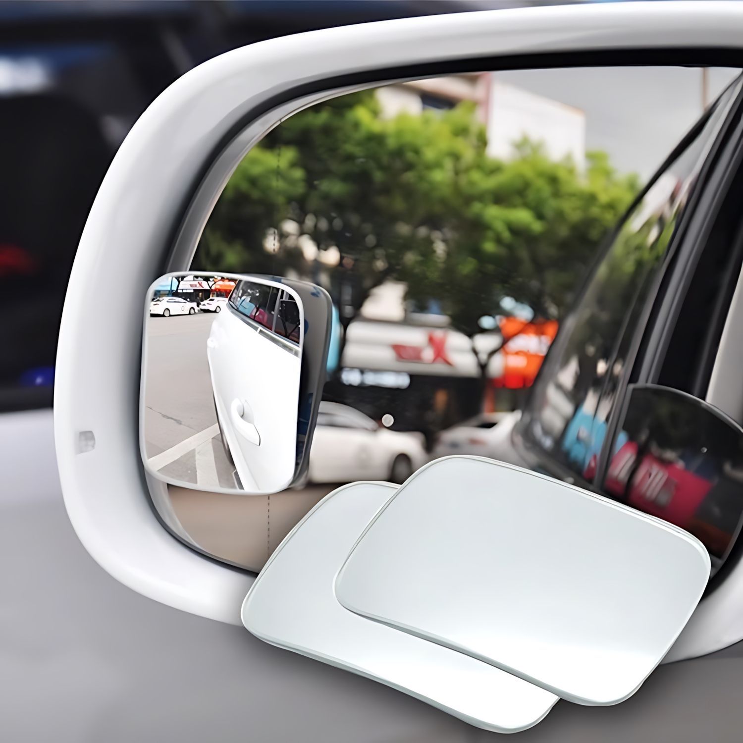 Blind Spot Mirror Wide Angle Convex 2Pcs - Espejo de punto ciego para coche,