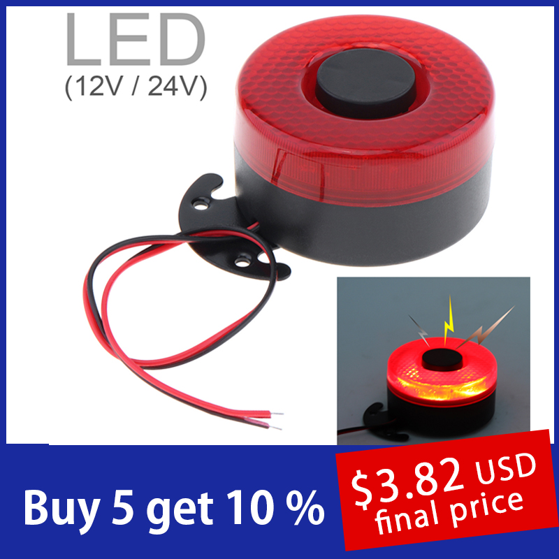 Car Warning Buzzer Alarm Speaker Beeper - Accesorios de marcha atrás de 12/24V,