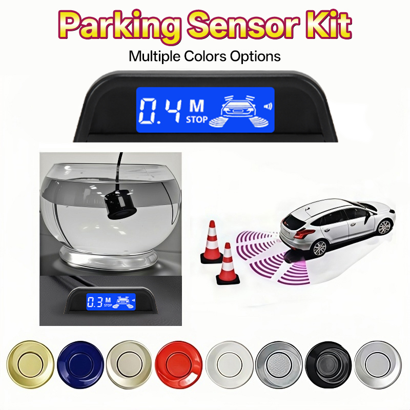 Parking Sensor Buzzer Display Indicator - Kit de sensores de estacionamiento Hippcron,