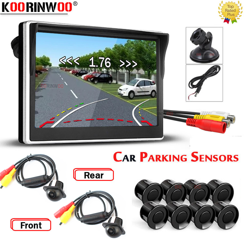 Car Parking Sensor 8 Sensor Front Rear - Koorinwoo Intelligent Parktronics 8 para Autos,