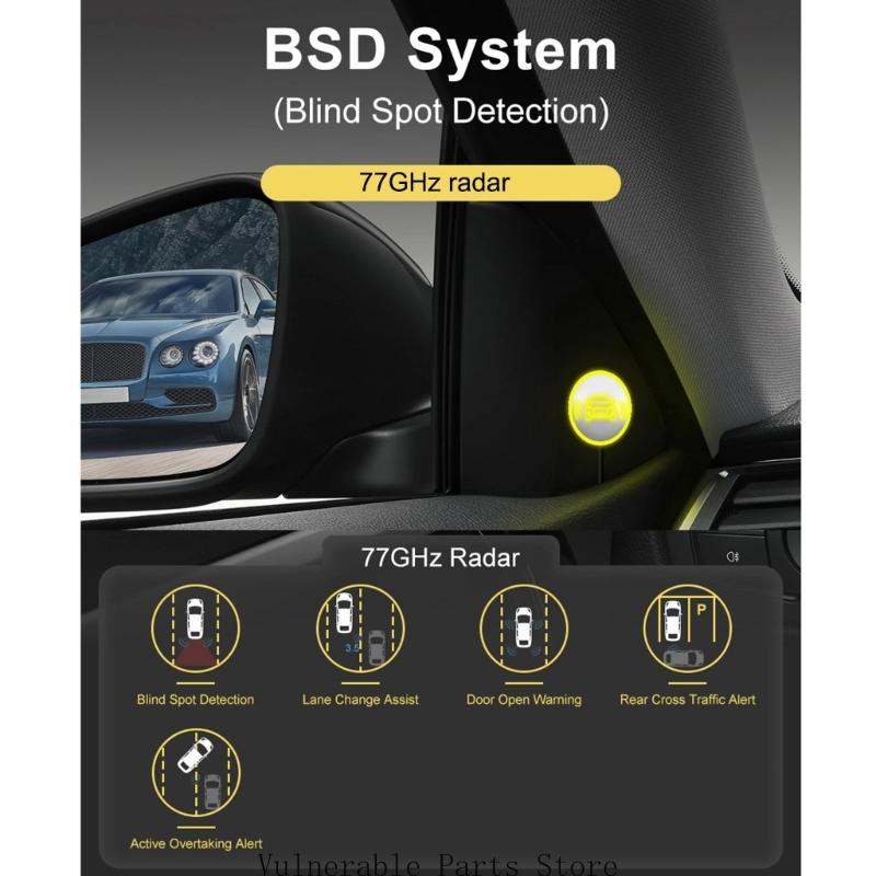 D0UC Área ciega Monitoreo carr - Millimeter Wave Radar Blind Spot Warning reseña y precio