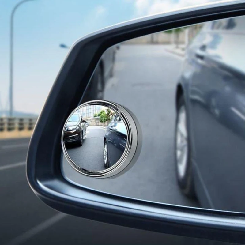 360 °   Espejo Convexo Redondo - Blind Spot Mirror Wide Angle Convex 2Pcs reseña y precio