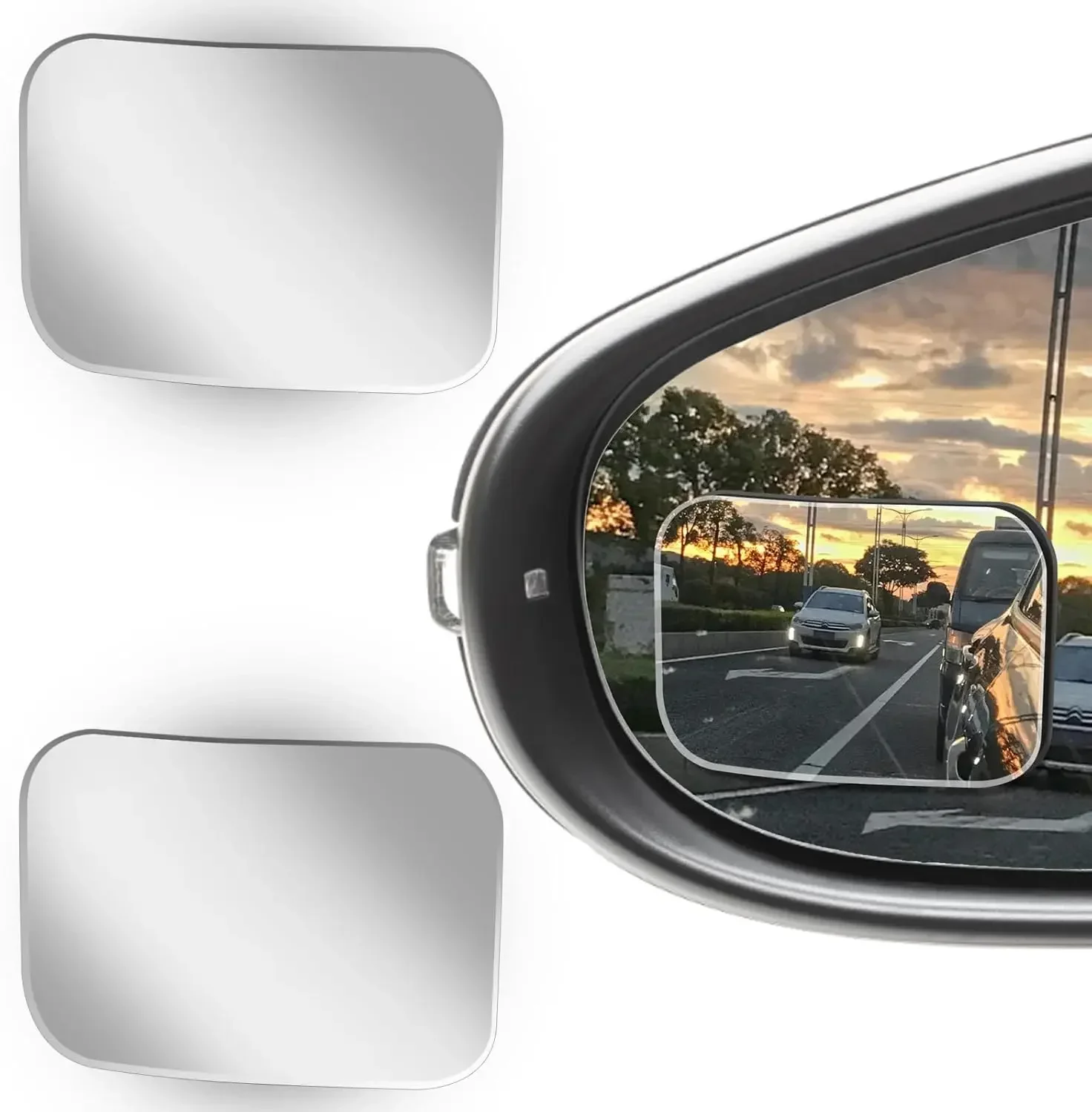 2 Espejos Auxiliares para Punt - Blind Spot Mirror Wide Angle Convex 2Pcs reseña y precio
