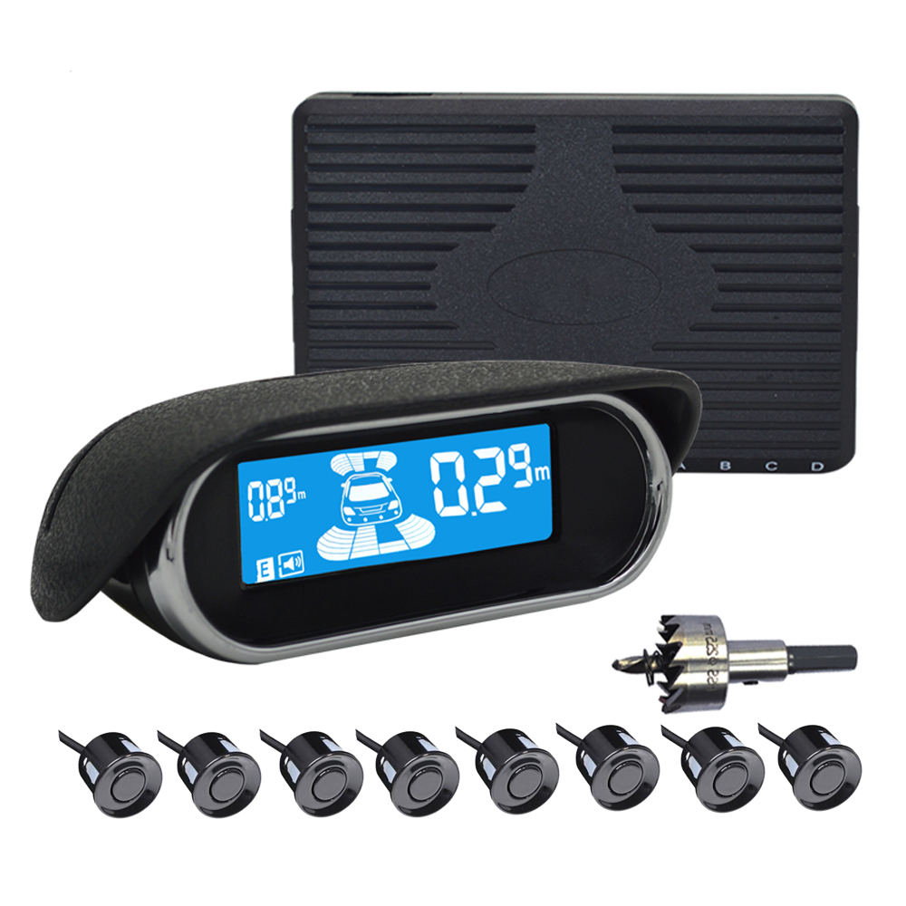 Sensores de aparcamiento para  - Car Parking Sensor 8 Sensor Front Rear reseña y precio