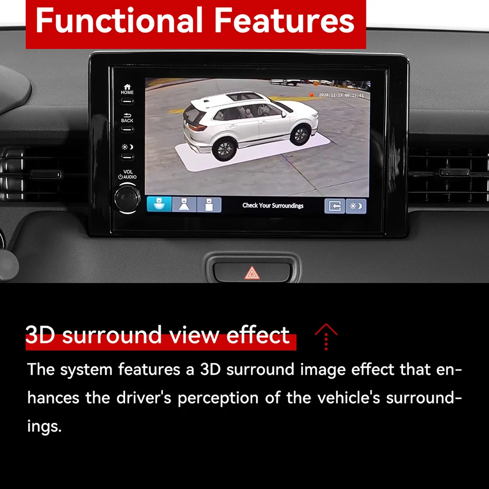Cámara de 360 Grados AHD para  - 360 Degree Bird View Car Camera System reseña y precio
