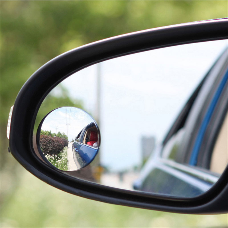 Espejo de punto ciego sin marc - Blind Spot Mirror Wide Angle Convex 2Pcs reseña y precio