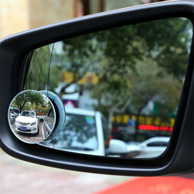 Espejo de punto ciego sin marc - Blind Spot Mirror Wide Angle Convex 2Pcs reseña y precio