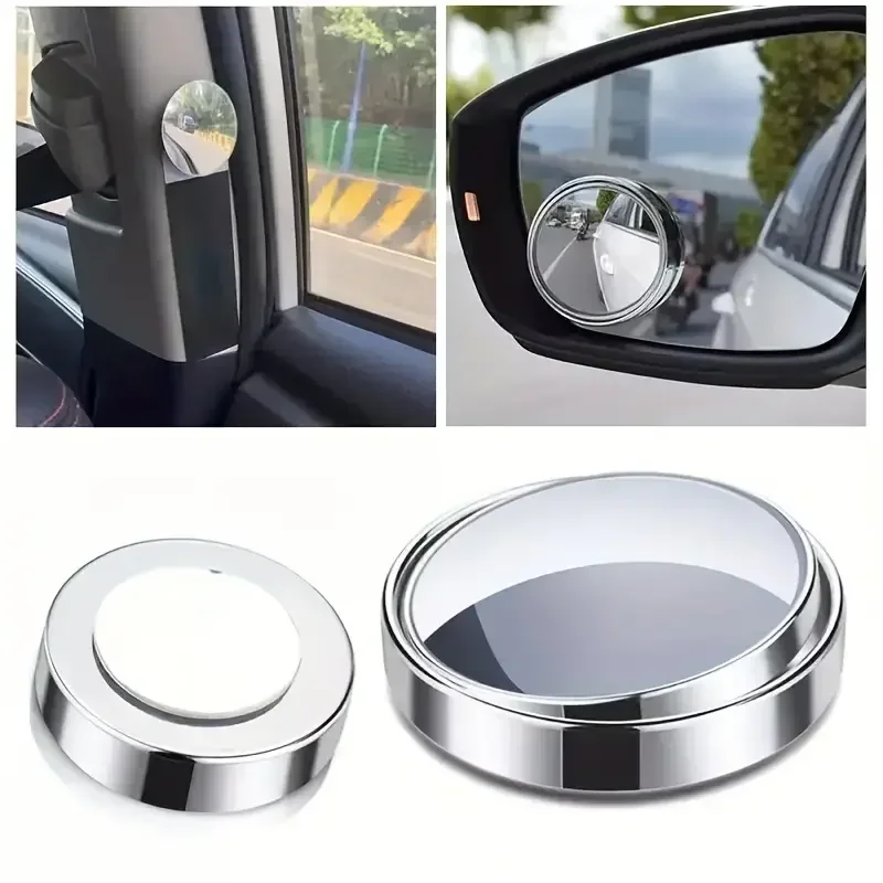 1/2 piezas 360 °   Espejo de p - Blind Spot Mirror Wide Angle Convex 2Pcs reseña y precio