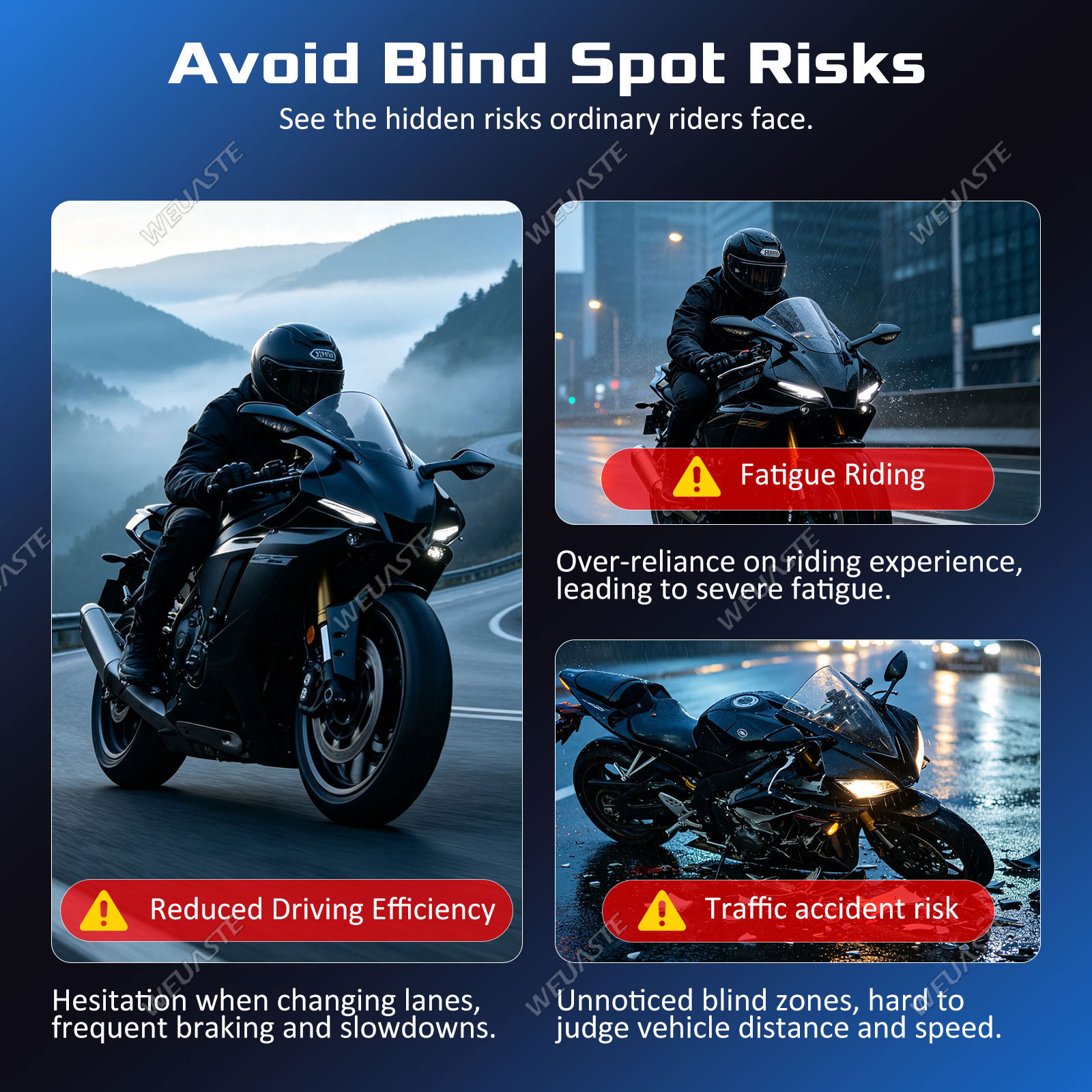 Sistema de Seguridad para Moto - Blind Spot Detection System 24Ghz Radar reseña y precio