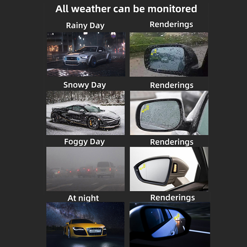 Sistema de Monitoreo de Punto  - Blind Spot Detection System 24Ghz Radar reseña y precio