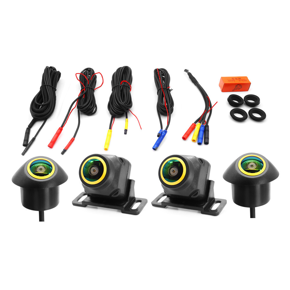 QMKJ-cámara envolvente de 360  - 360 Degree Bird View Car Camera System reseña y precio