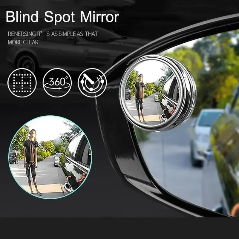 2 unidades de espejo retroviso - Blind Spot Mirror Wide Angle Convex 2Pcs reseña y precio