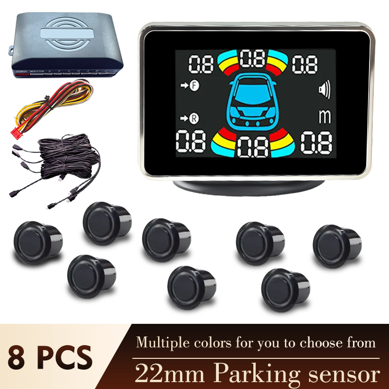 Kit de 8 Sensores de Aparcamie - Car Parking Sensor 8 Sensor Front Rear reseña y precio