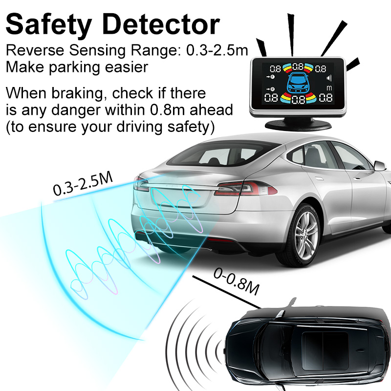Kit de 8 Sensores de Aparcamie - Car Parking Sensor 8 Sensor Front Rear reseña y precio