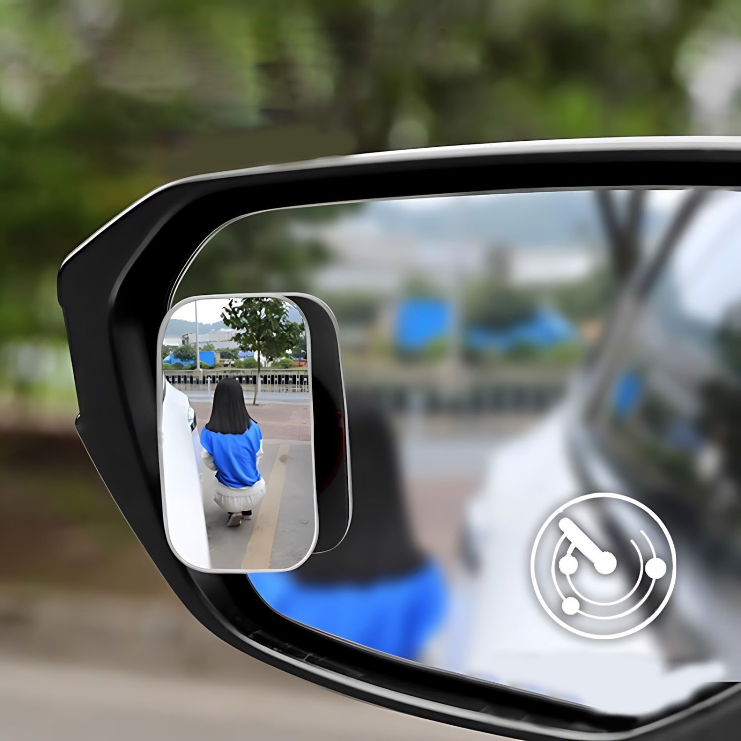 Espejo de punto ciego para coc - Blind Spot Mirror Wide Angle Convex 2Pcs reseña y precio