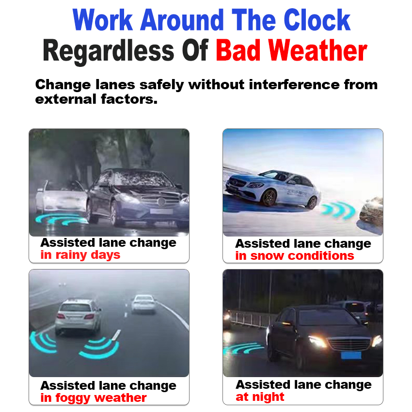 Sistema de Detección de Punto  - Blind Spot Detection System 24Ghz Radar reseña y precio