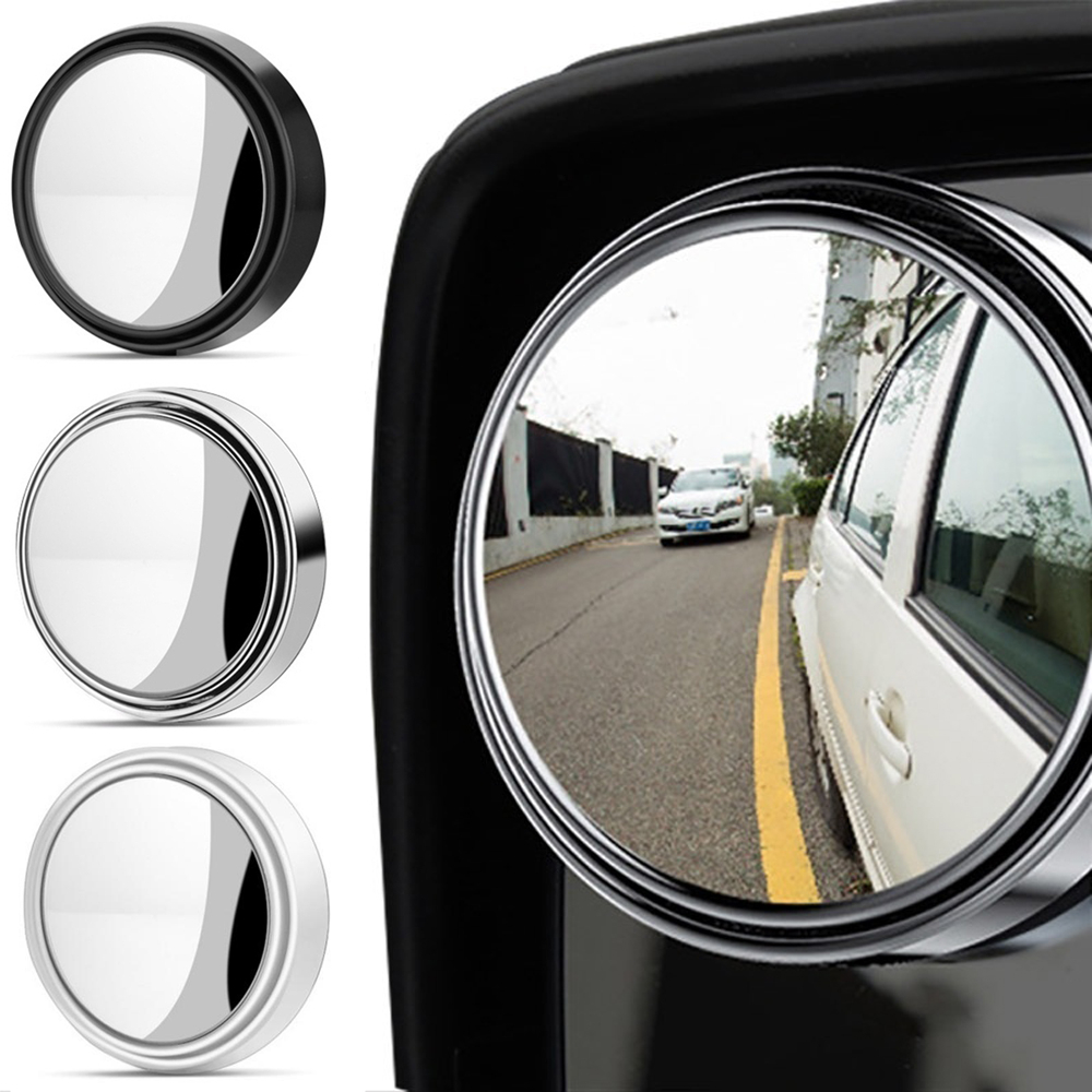 Espejo de punto ciego convexo  - Blind Spot Mirror Wide Angle Convex 2Pcs reseña y precio
