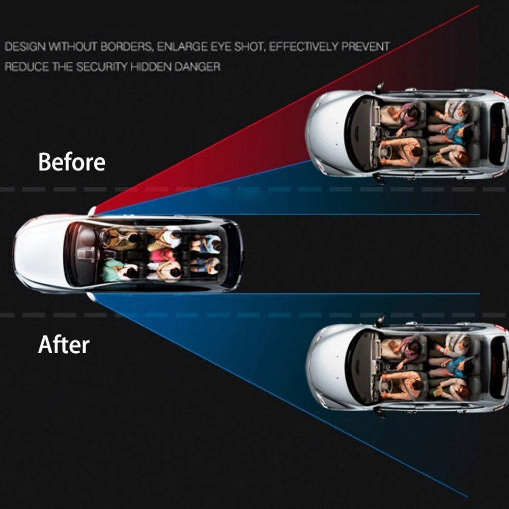 Espejo de punto ciego convexo  - Blind Spot Mirror Wide Angle Convex 2Pcs reseña y precio