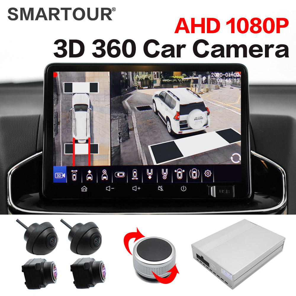 SMARTOUR Cámara 3D con Vista P - 360 Degree Bird View Car Camera System reseña y precio