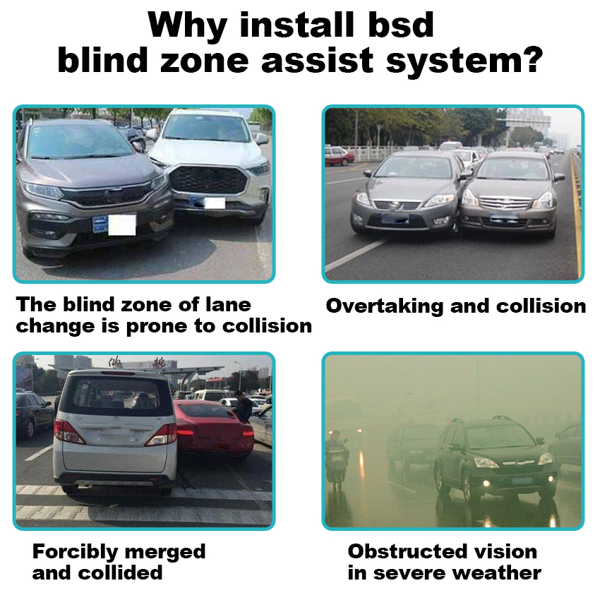 Sistema de Detección de Punto  - Blind Spot Detection System 24Ghz Radar reseña y precio