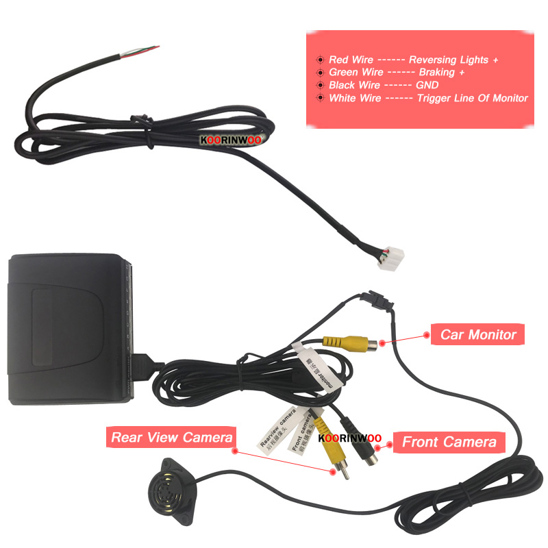 Koorinwoo 360 Bird Parktronic, - Car Parking Sensor 8 Sensor Front Rear reseña y precio