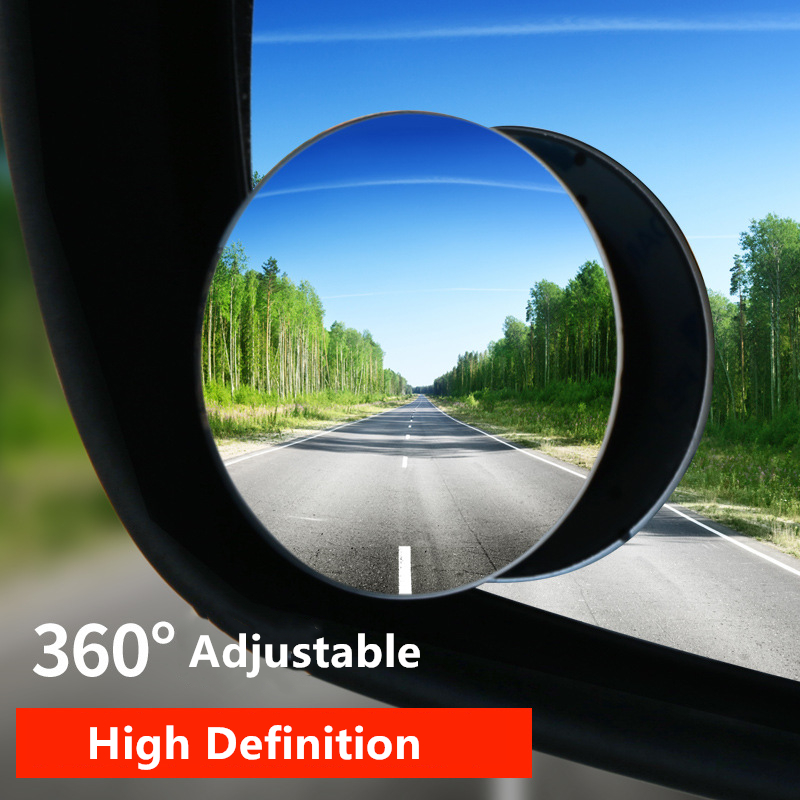 1/2 piezas sin aro 360 °   Esp - Blind Spot Mirror Wide Angle Convex 2Pcs reseña y precio