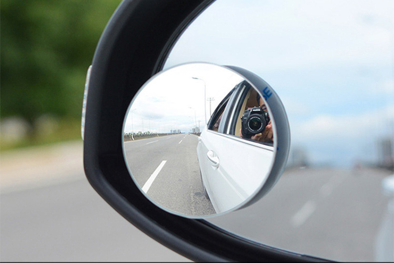 1/2 piezas sin aro 360 °   Esp - Blind Spot Mirror Wide Angle Convex 2Pcs reseña y precio