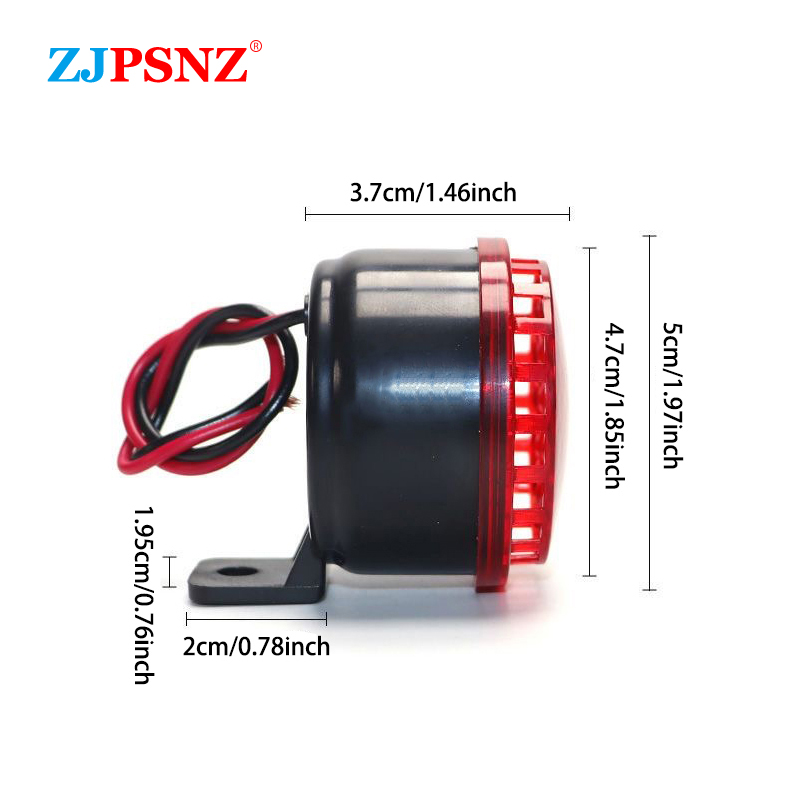 6 tonos con alarma de luz zumb - Car Warning Buzzer Alarm Speaker Beeper reseña y precio