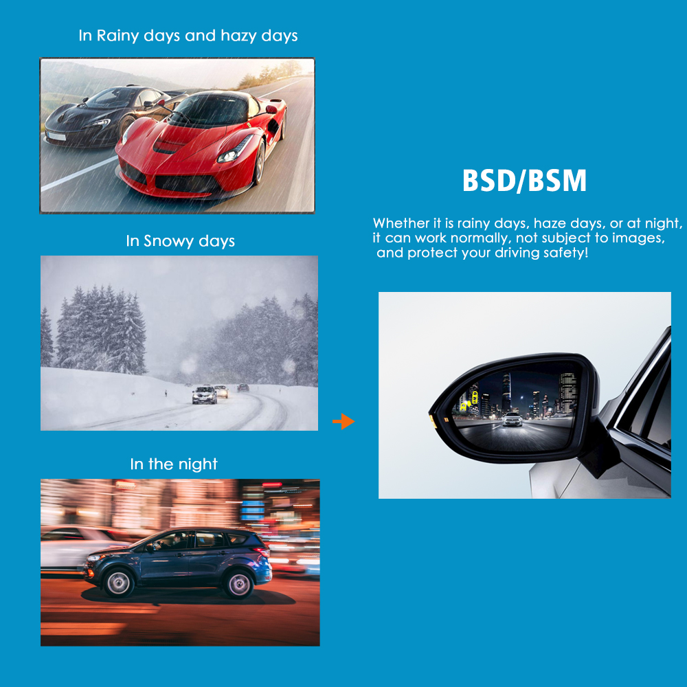 Sistema de Detección de Punto  - Blind Spot Detection System 24Ghz Radar reseña y precio