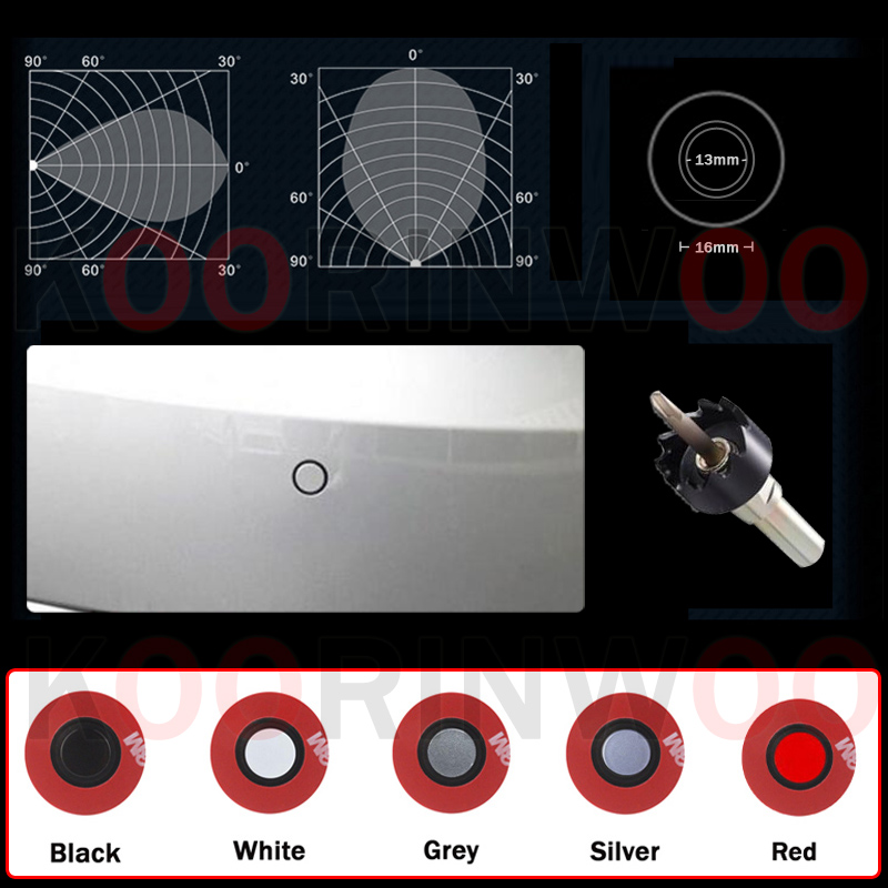 Sensores de Aparcamiento Koori - Car Parking Sensor 8 Sensor Front Rear reseña y precio