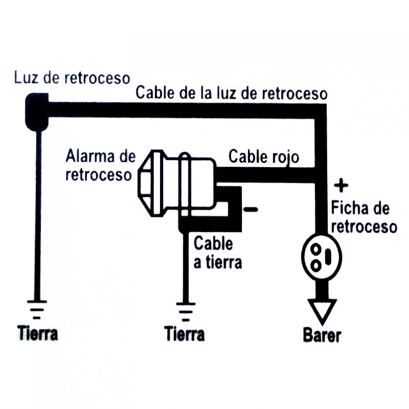 Accesorios de marcha atrás de  - Car Warning Buzzer Alarm Speaker Beeper reseña y precio