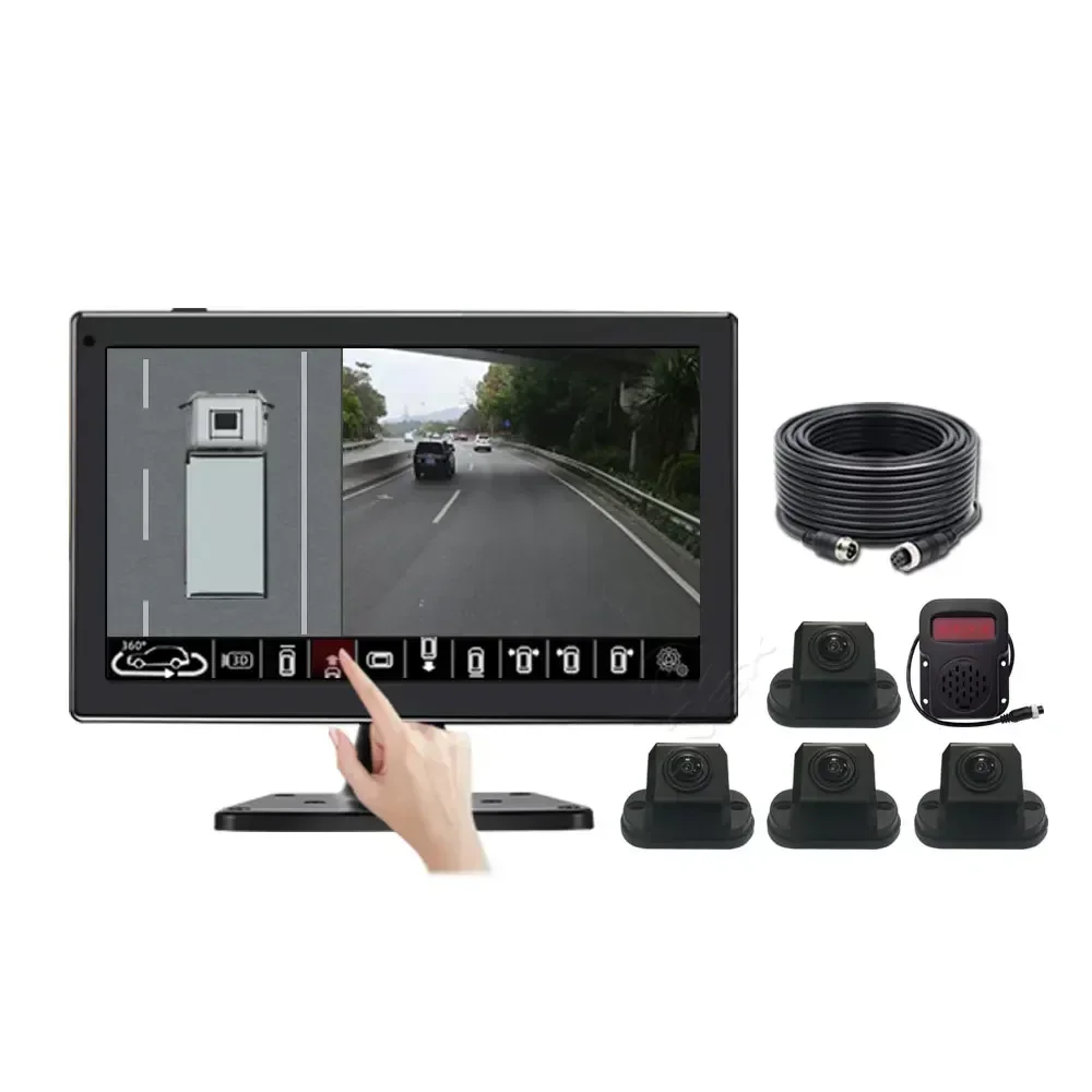 Vista trasera redonda 3D de 36 - 360 Degree Bird View Car Camera System reseña y precio