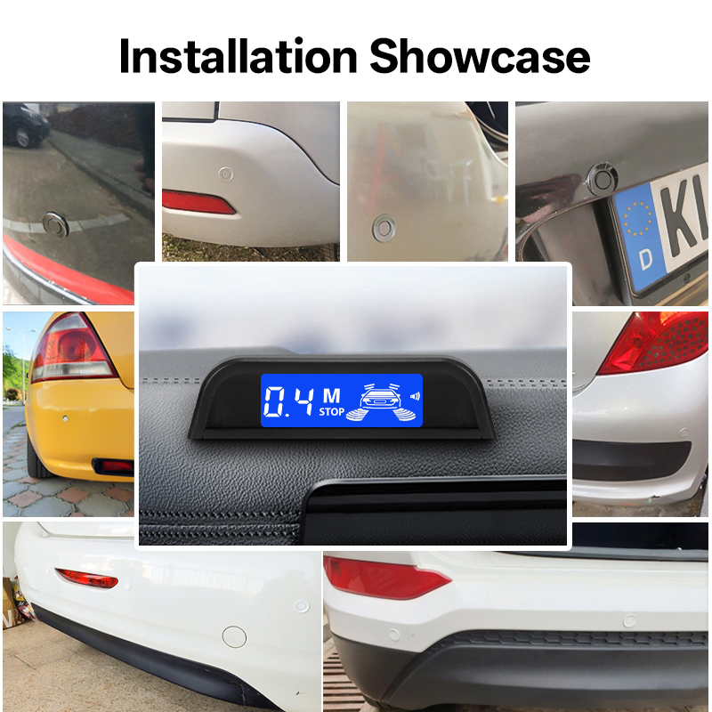Kit de sensores de estacionami - Parking Sensor Buzzer Display Indicator reseña y precio