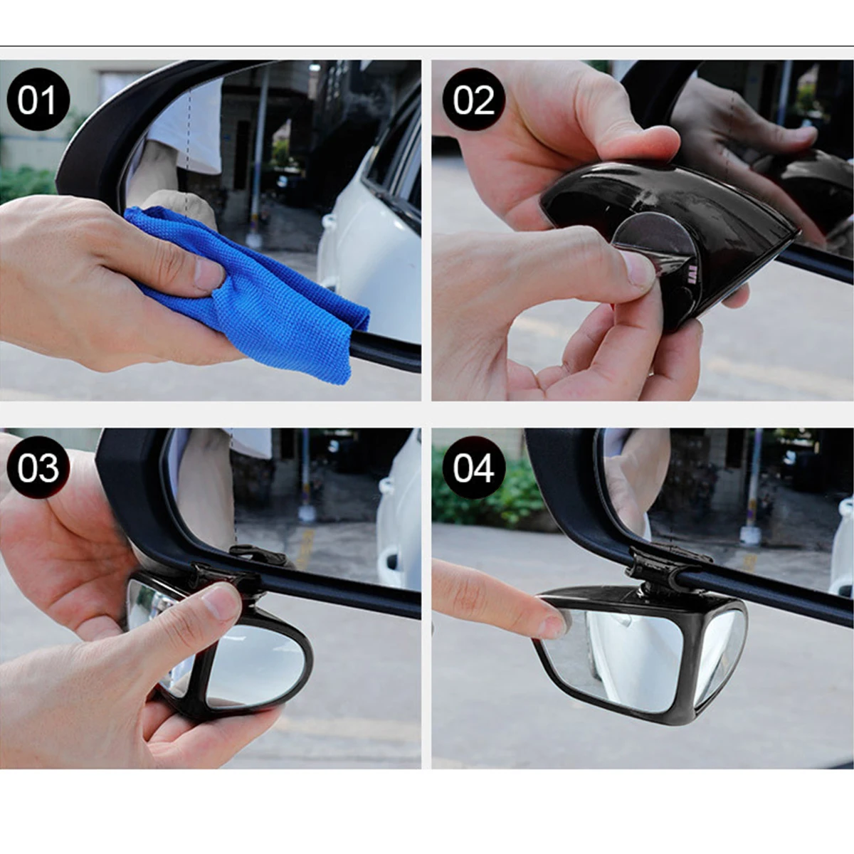 2 Espejos Retrovisores para Au - Blind Spot Mirror Wide Angle Convex 2Pcs reseña y precio